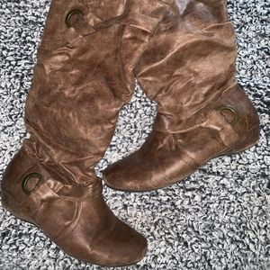 Brown Leather Boots